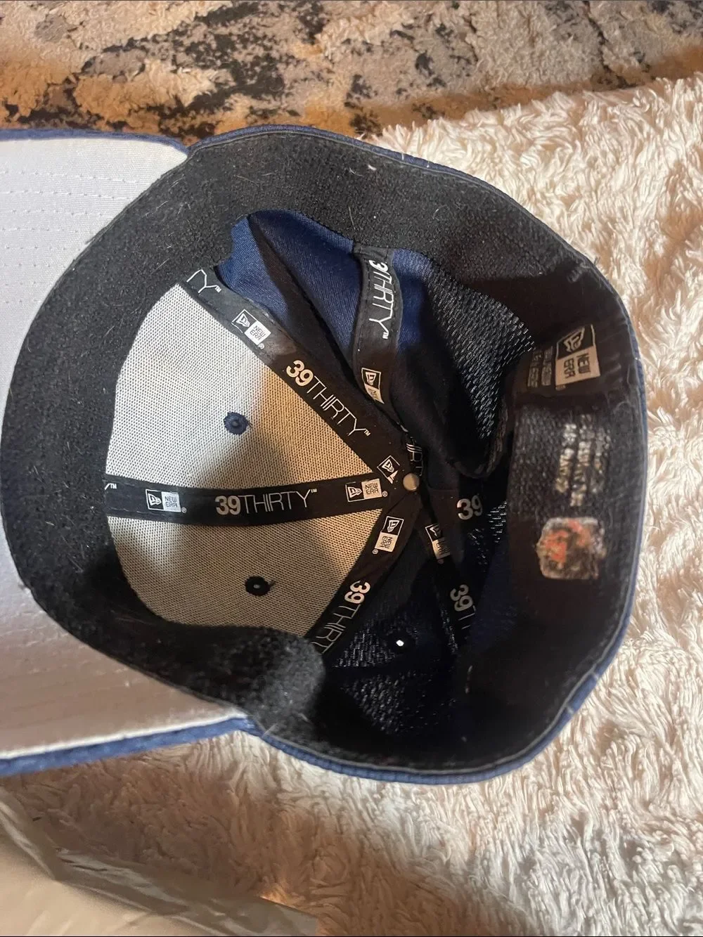 New England Patriots Navy Red Logo Baseball Cap and check holder Bundle
